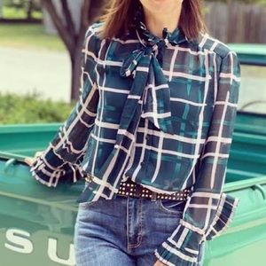 Cabi Cake Ruffle Blouse Style 3948